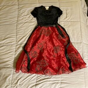 I.N. Girl | Black and Red kids dress | Size 10 (Juniors) | Used-Good